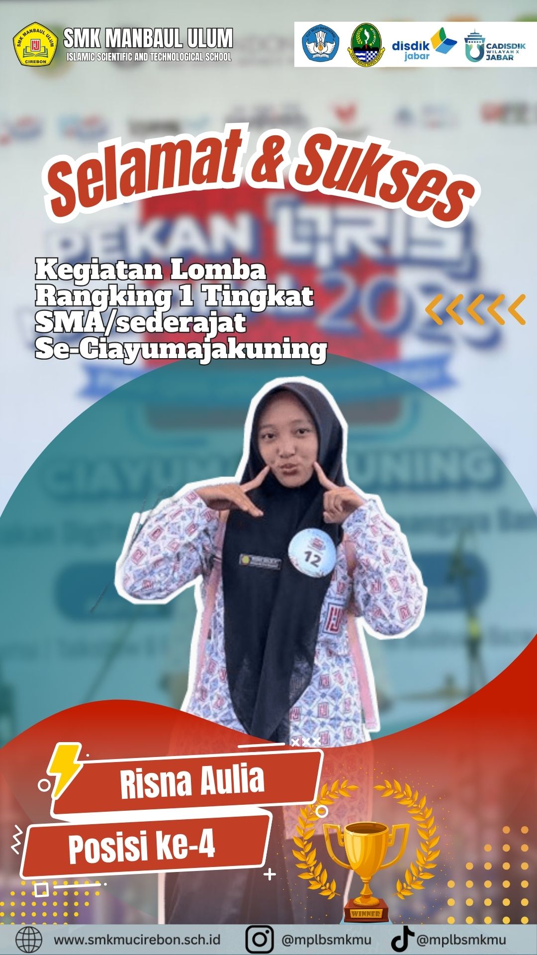 Selamat & Bangga! Prestasi Gemilang Siswa SMK Manbaul Ulum Cirebon